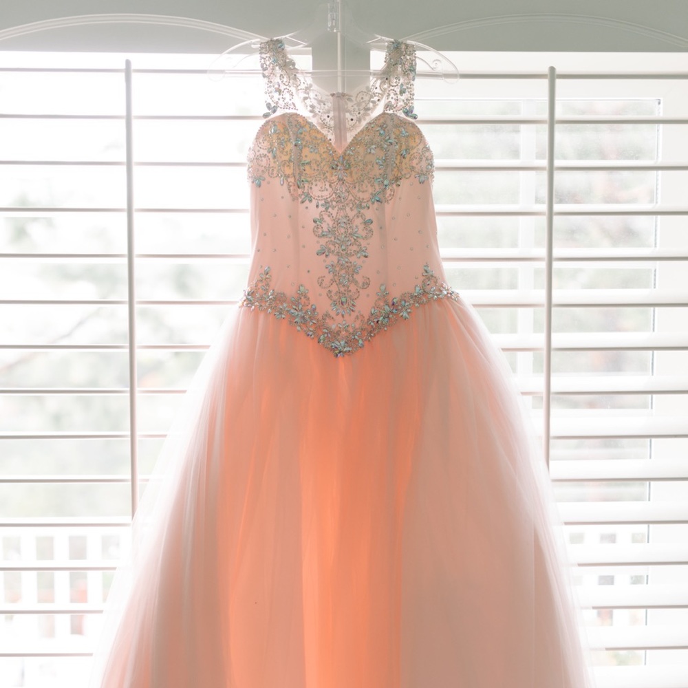 pink dress/ gown
